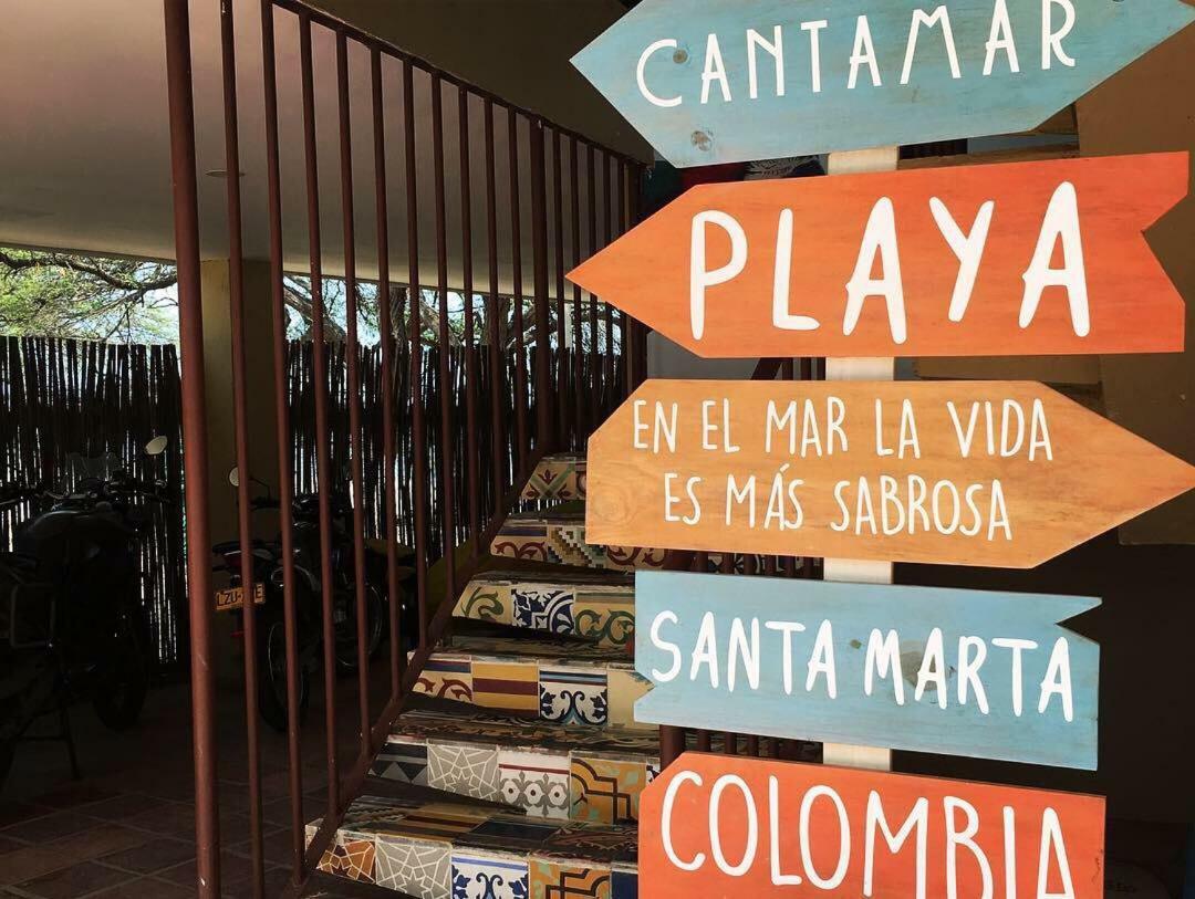 The Cantamar Beach Hostel Santa Marta  Kültér fotó